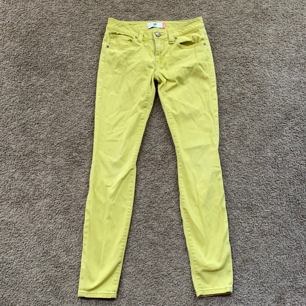 Lemon lime Cabi Jeans